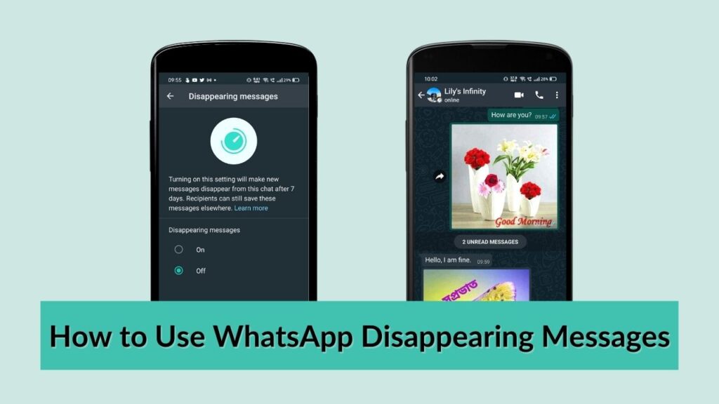 How to Use WhatsApp Disappearing Messages